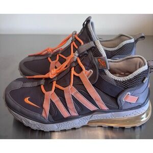 Nike Air Max 270 Bowfin Athletic Shoes Size 10 Mens Gray Orange Worn One Time